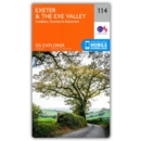 MAP,O/S Exeter & Exe Valley Explorer 2.5in (with Download)